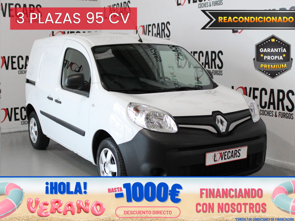RENAULT KANGOO 1.5 DCI FURGON 3 PLAZAS 95 de segunda mano
