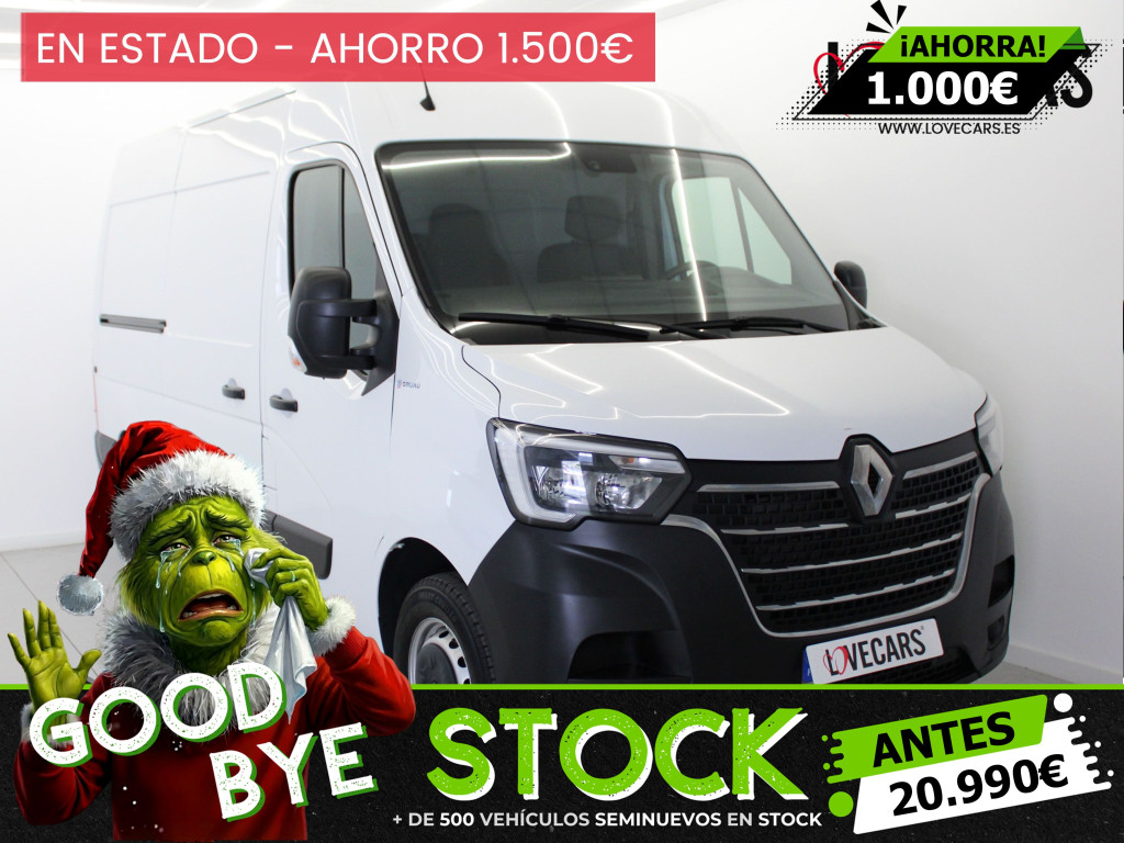 RENAULT MASTER 2.3 DCI FURGON L2 H2 3300 GPS 135 de segunda mano