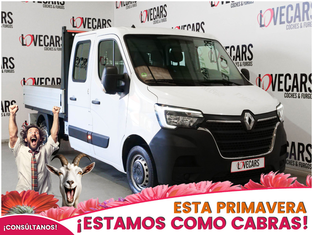 RENAULT MASTER CAJA 2.3 DCI 7 PLAZAS CAJA ABIERTA L2 150 de segunda mano