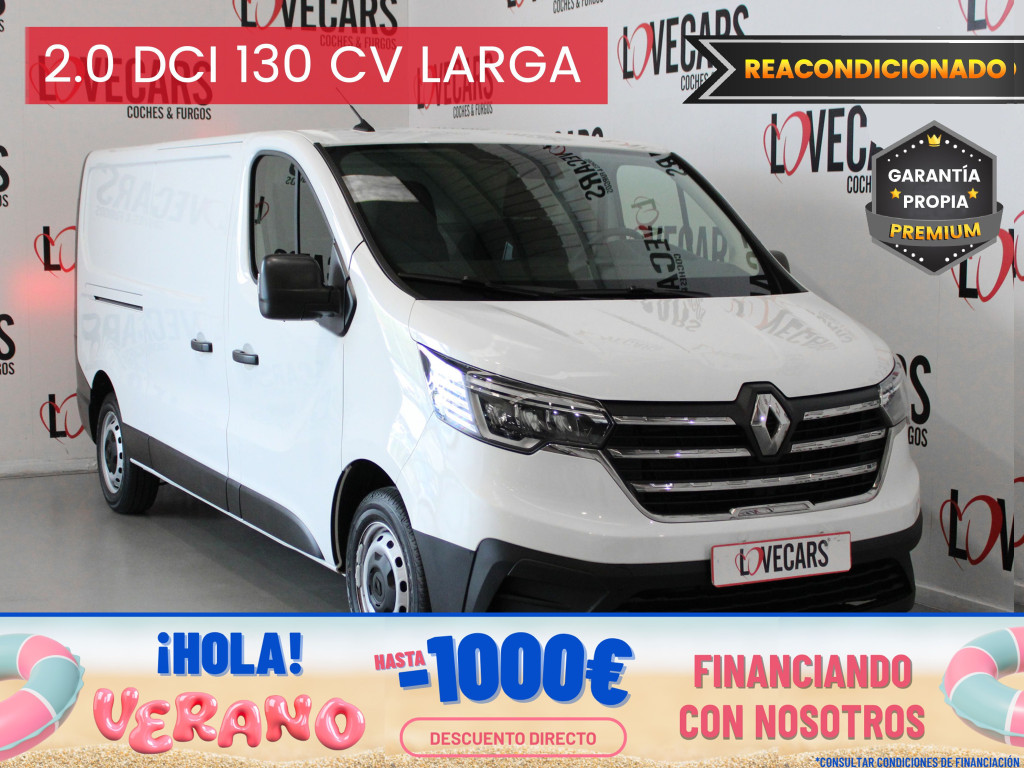 RENAULT TRAFIC 2.0 DCI FURGÓN L2 H1 2800KG GPS 130 de segunda mano