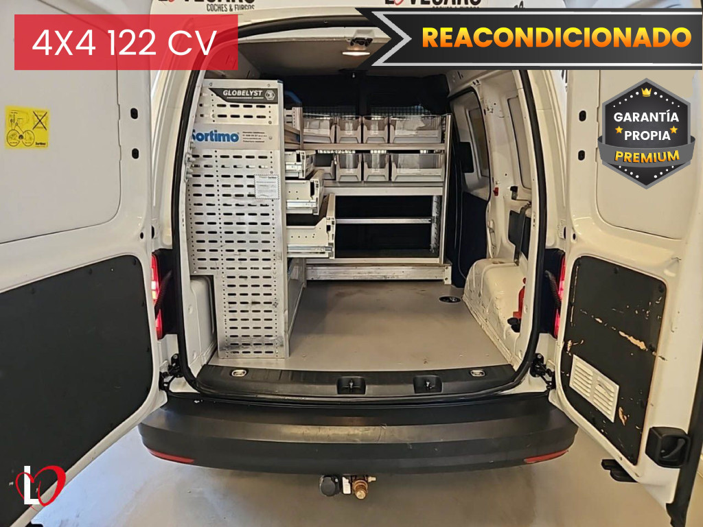 VOLKSWAGEN CADDY 2.0 TDI 4 MOTION FURGÓN TALLER 122 de segunda mano