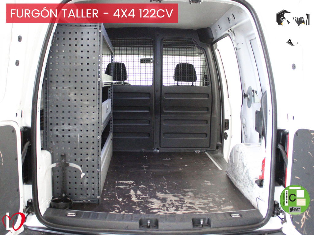 VOLKSWAGEN CADDY 2.0 TDI 4 MOTION FURGÓN TALLER 122 de segunda mano