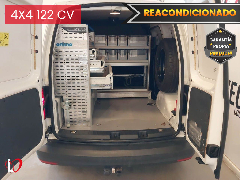 VOLKSWAGEN CADDY 2.0 TDI 4 MOTION FURGÓN TALLER 122 de segunda mano