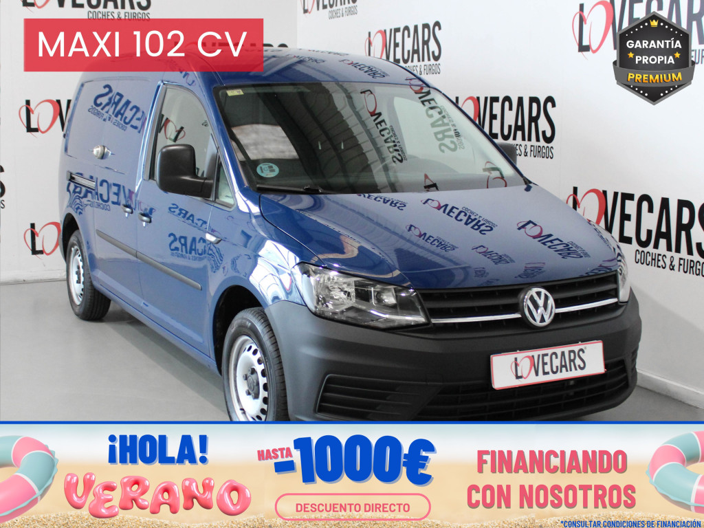 VOLKSWAGEN CADDY 2.0 TDI FURGÓN CERRADO MAXI 102 de segunda mano