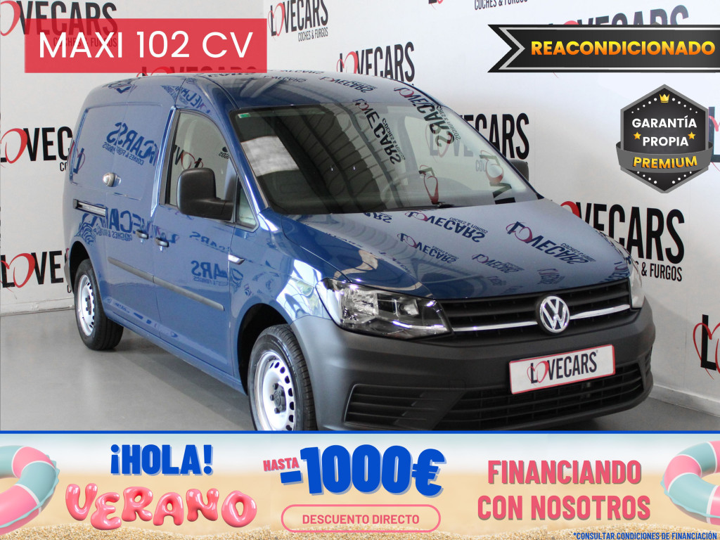 VOLKSWAGEN CADDY 2.0 TDI FURGÓN CERRADO MAXI 102 de segunda mano