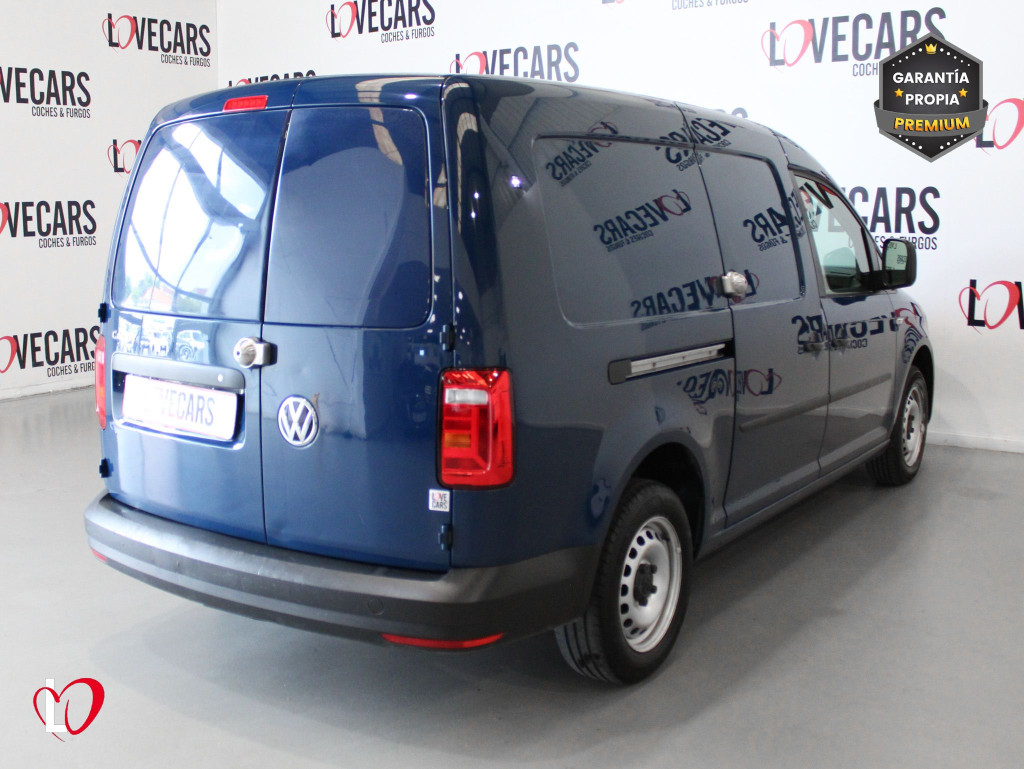 VOLKSWAGEN CADDY 2.0 TDI FURGÓN CERRADO MAXI 102 de segunda mano