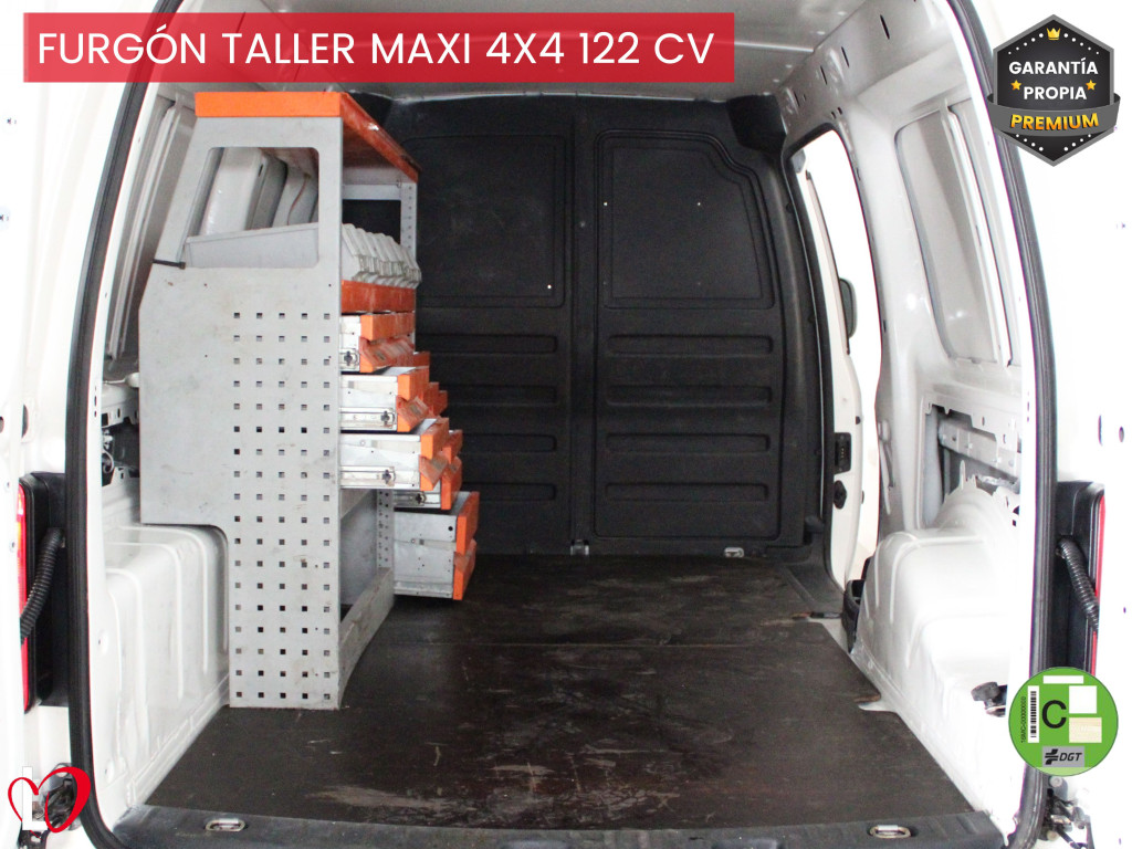 VOLKSWAGEN CADDY 2.0 TDI FURGÓN TALLER MAXI 4 MOTION 122 de segunda mano