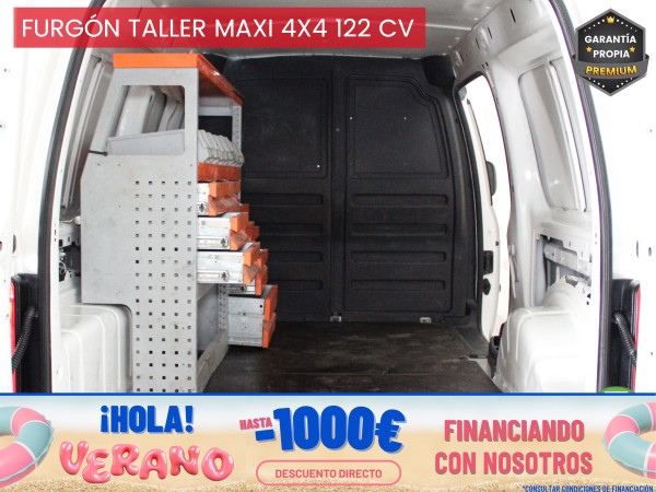 VOLKSWAGEN CADDY 2.0 TDI FURGÓN TALLER MAXI 4 MOTION 122 de segunda mano