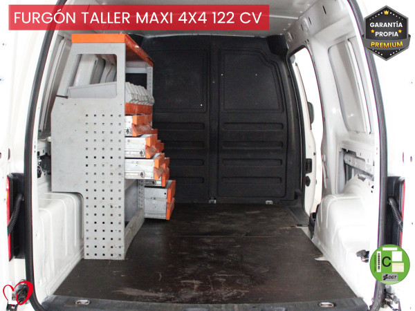 VOLKSWAGEN CADDY 2.0 TDI FURGÓN TALLER MAXI 4 MOTION 122 de segunda mano