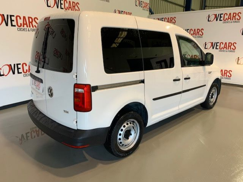 VOLKSWAGEN CADDY COMBI 5 PLAZAS 2.0 TDI 102CV de segunda mano
