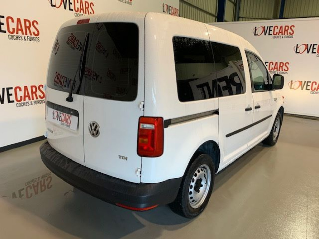 VOLKSWAGEN CADDY COMBI 5 PLAZAS 2.0 TDI 102CV de segunda mano