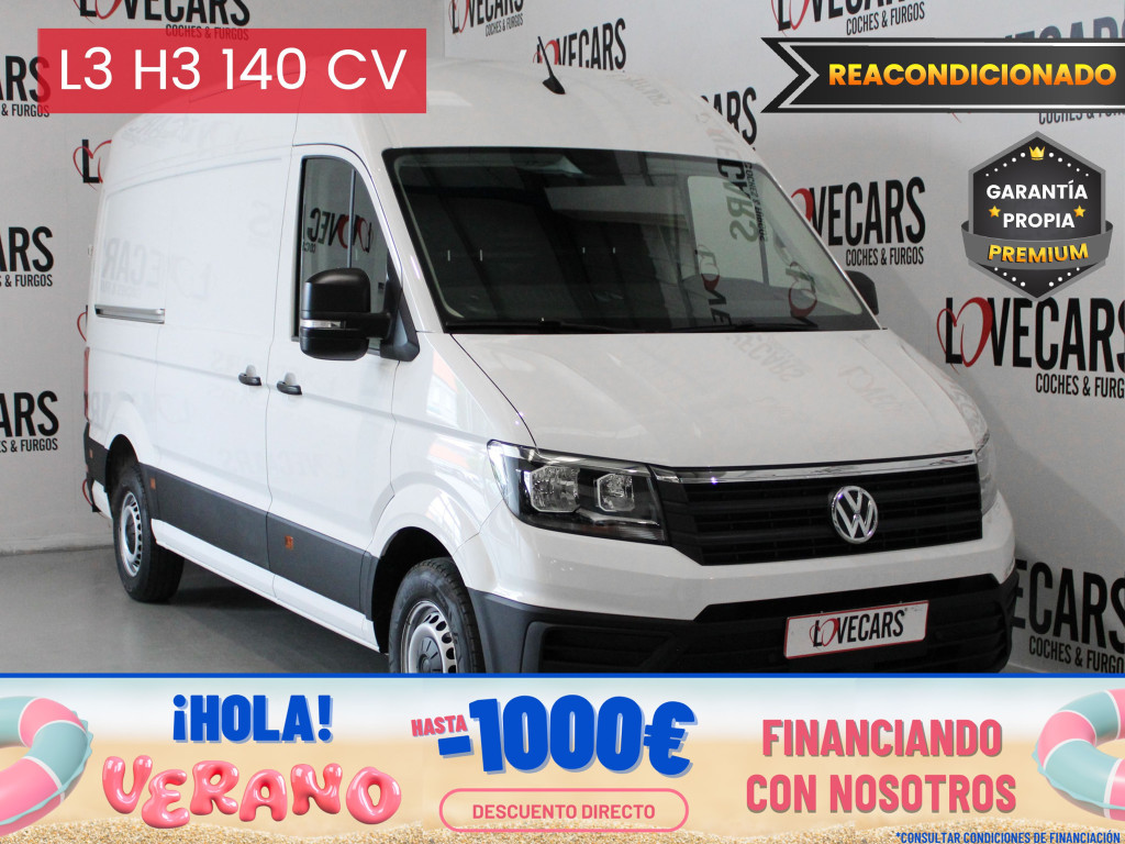 VOLKSWAGEN CRAFTER 2.0 TDI FURGON 35 L3 H3 140 de segunda mano