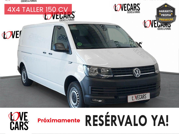 VOLKSWAGEN TRANSPORTER 2.0 TDI 4 MOTION FURGÓN TALLER 6 VEL 150 de segunda mano