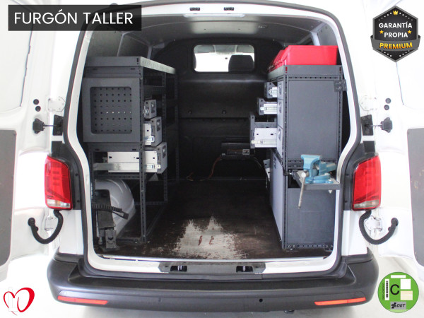 VOLKSWAGEN TRANSPORTER 2.0 TDI BMT FURGÓN TALLER 110 de segunda mano
