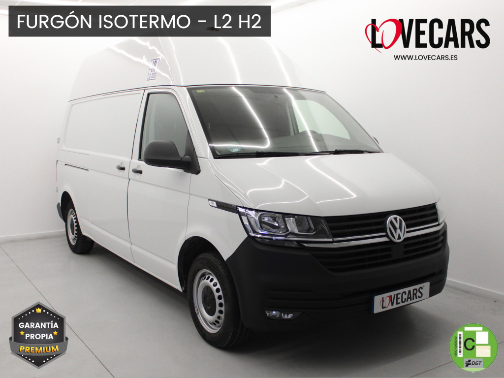 VOLKSWAGEN TRANSPORTER 2.0 TDI BMT L2 H2 FURGÓN ISOTERMO 110 de segunda mano