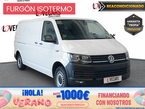 VOLKSWAGEN TRANSPORTER 2.0 TDI FURGÓN LARGO ISOTERMO 102 de segunda mano