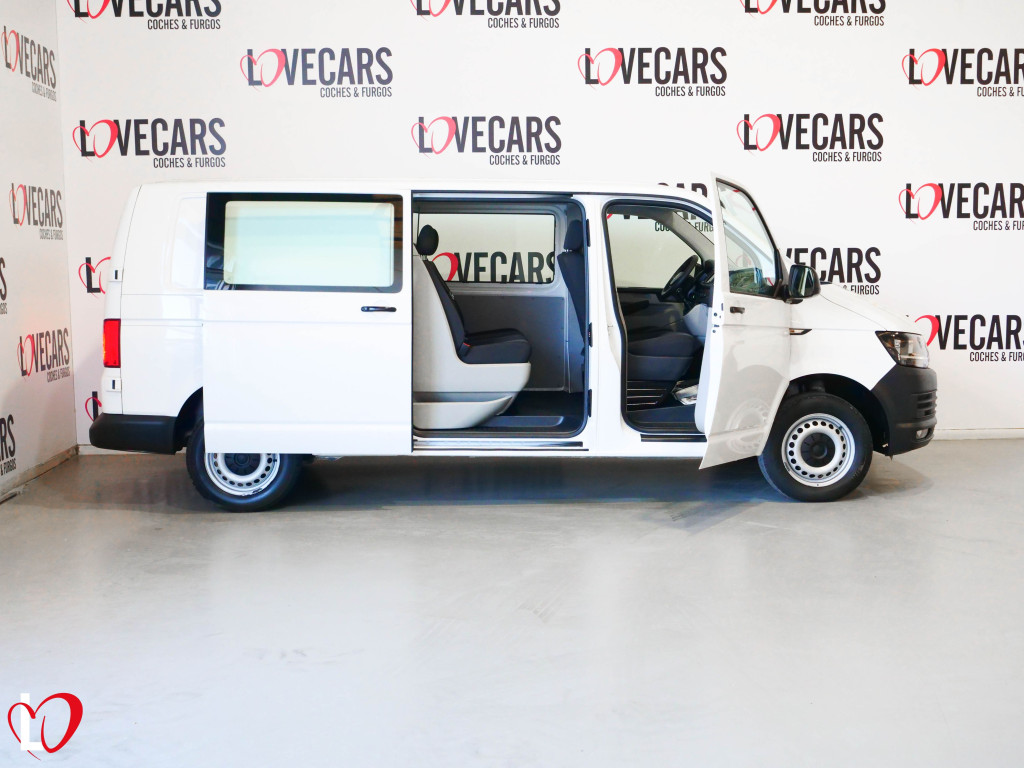 VOLKSWAGEN TRANSPORTER 2.0 TDI FURGÓN MIXTO 5 PLAZAS LARGO 150 de segunda mano