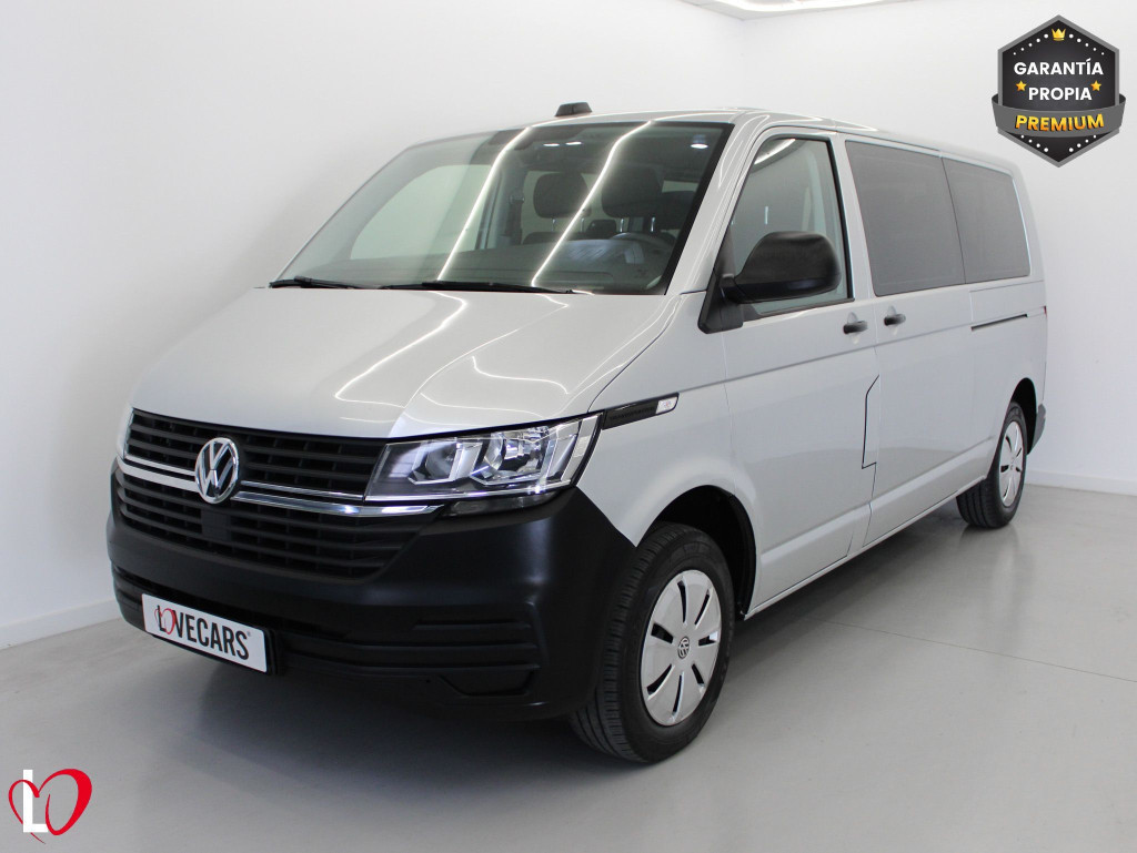 VOLKSWAGEN TRANSPORTER 2.0 TDI T6 COMBI 9 LARGA 110 de segunda mano