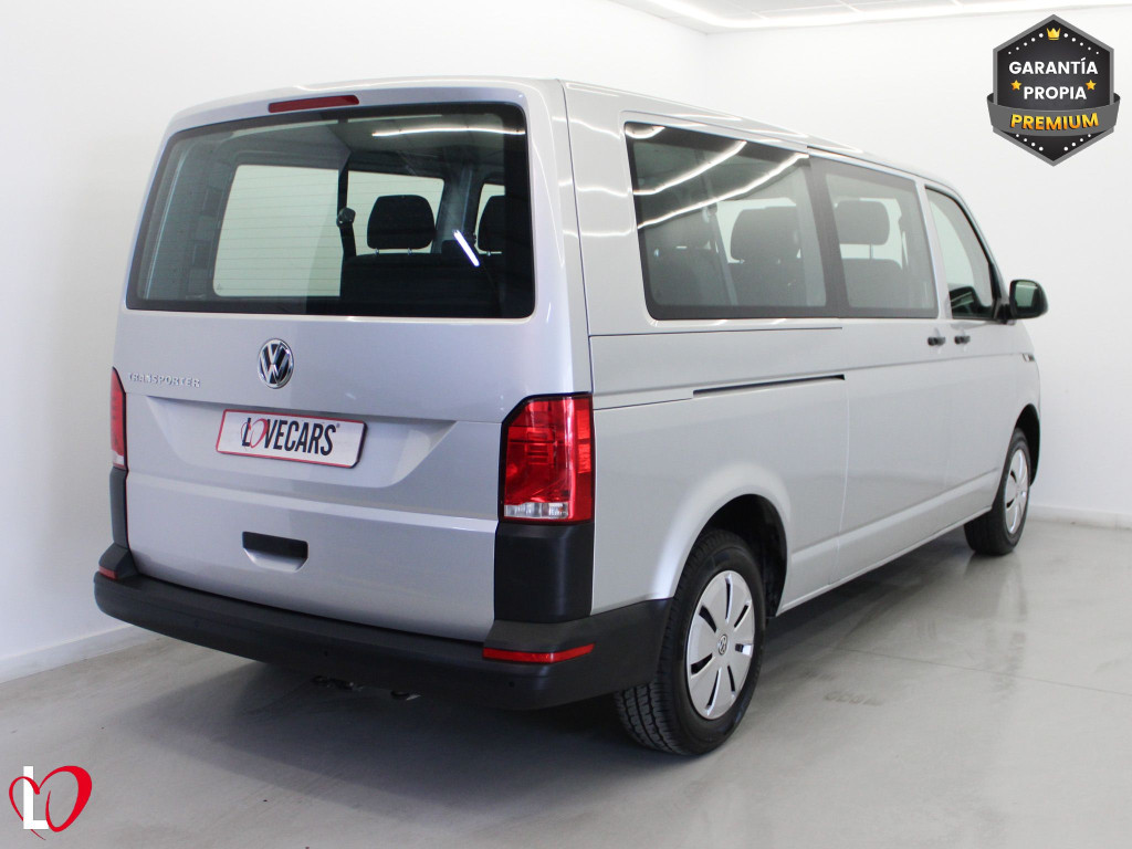 VOLKSWAGEN TRANSPORTER 2.0 TDI T6 COMBI 9 LARGA 110 de segunda mano