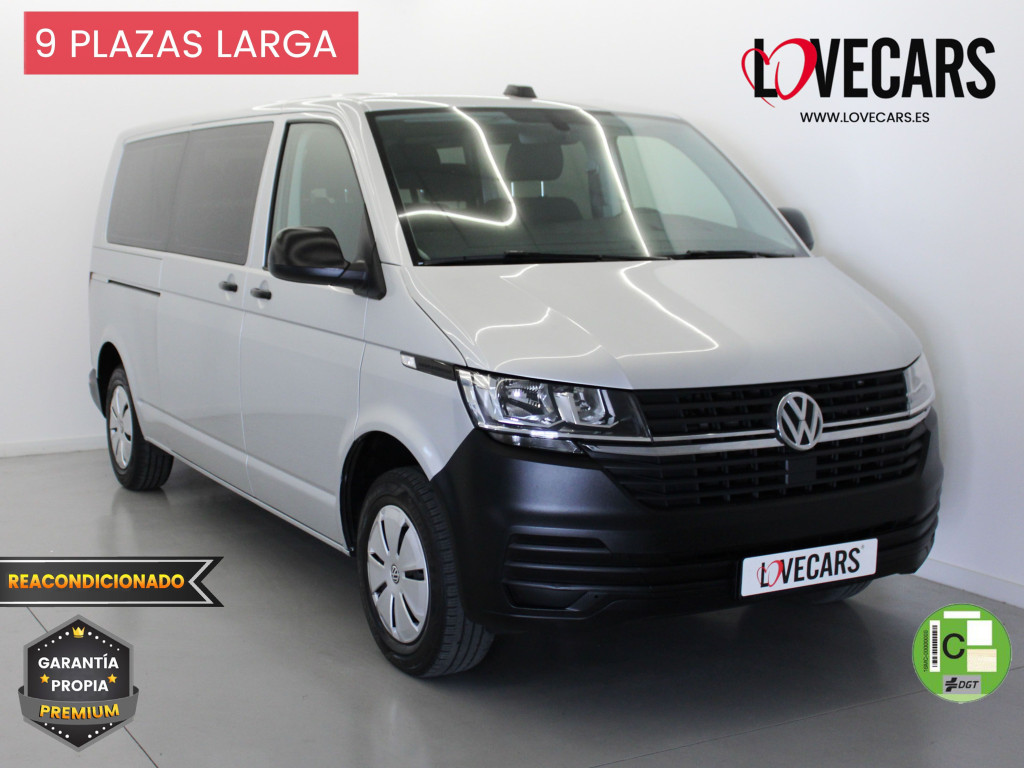 VOLKSWAGEN TRANSPORTER 2.0 TDI T6 COMBI 9 LARGA 110 de segunda mano