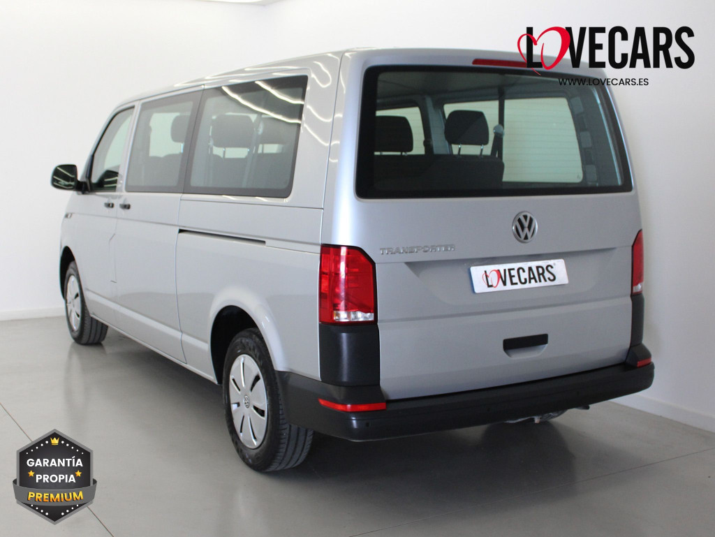 VOLKSWAGEN TRANSPORTER 2.0 TDI T6 COMBI 9 LARGA 110 de segunda mano