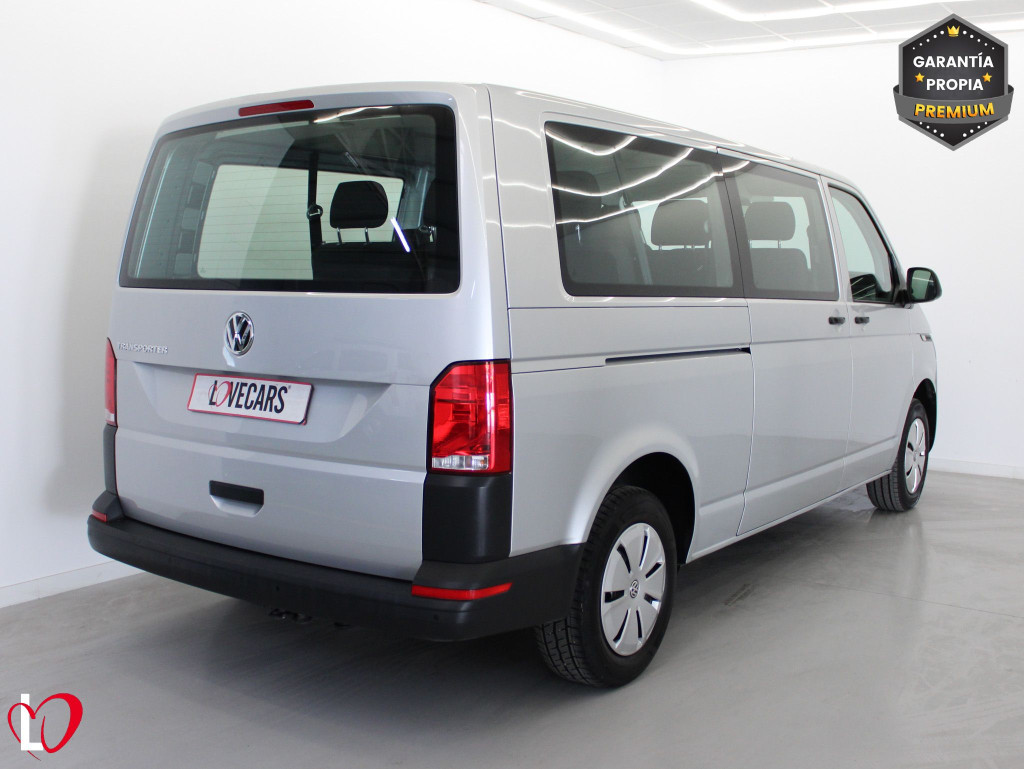 VOLKSWAGEN TRANSPORTER 2.0 TDI T6 COMBI 9 LARGA 110 de segunda mano