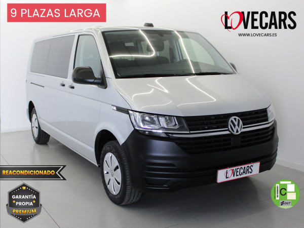 VOLKSWAGEN TRANSPORTER 2.0 TDI T6 COMBI 9 LARGA 110 de segunda mano