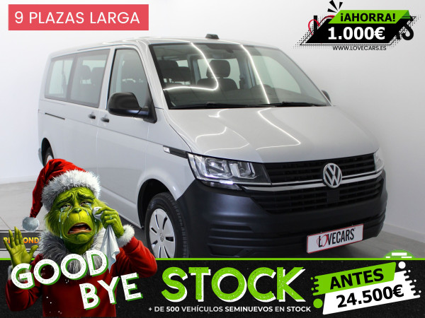 VOLKSWAGEN TRANSPORTER 2.0 TDI T6 COMBI 9 LARGA 110 de segunda mano