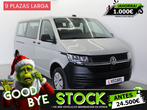 VOLKSWAGEN TRANSPORTER 2.0 TDI T6 COMBI 9 LARGA 110 de segunda mano