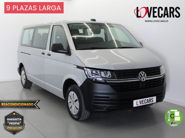 VOLKSWAGEN TRANSPORTER 2.0 TDI T6 COMBI 9 LARGA 110 de segunda mano