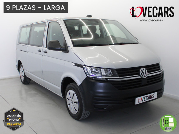 VOLKSWAGEN TRANSPORTER 2.0 TDI T6 COMBI 9 LARGA 110 de segunda mano